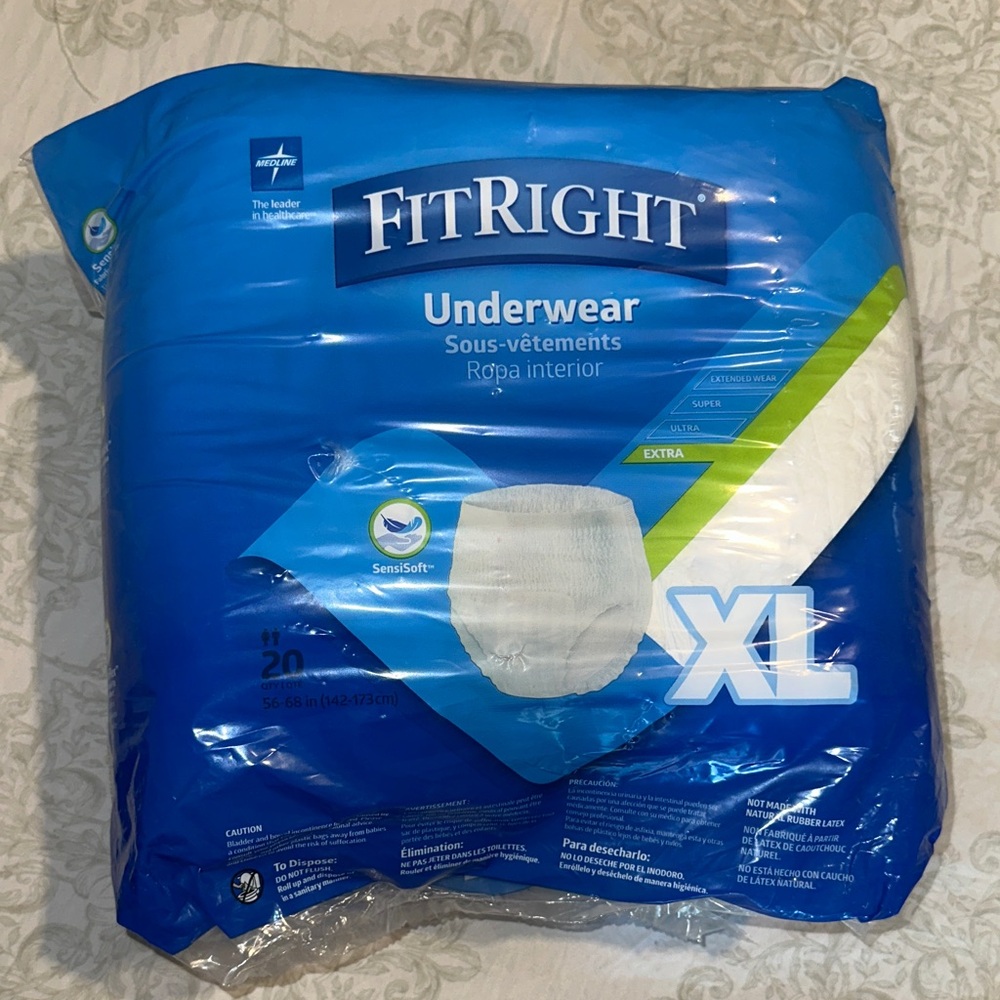 20 Disposable Underwear  - White XL